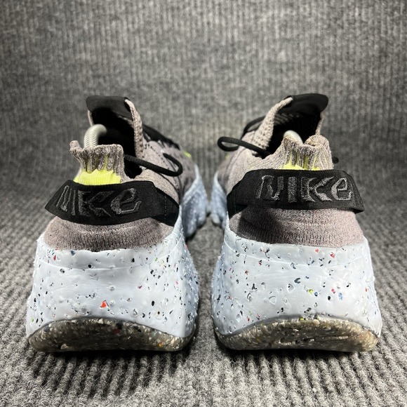 Nike Space Hippie 04 Men's Size 12.5 Grey Volt Blue Green Shoes CZ6398-001 - Picture 4 of 10